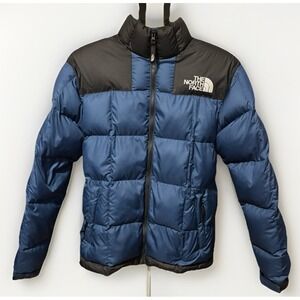The North Face Mens XS 700 Nupste Down 1990 Lhotse Puffer Jacket Y2K Blue Black
